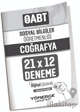 ÖABT Sosyal Bilgiler Öğretmenliği Coğrafya 21x12 Deneme Çözümlü