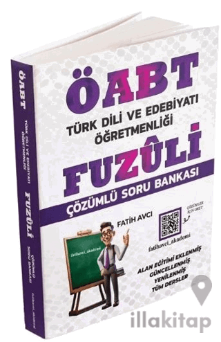 ÖABT Türk Dili ve Edebiyatı Öğretmenliği Fuzuli Soru Bankası Çözümlü