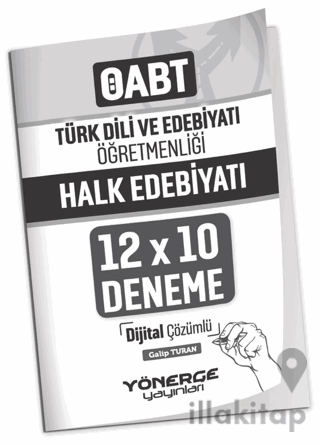 ÖABT Türk Dili ve Edebiyatı Öğretmenliği Halk Edebiyatı 12x10 Deneme Ç