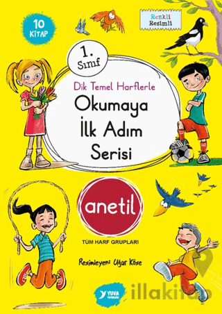 Okumaya İlk Adım Serisi Anetil Düz Yazı (10 Kitap)