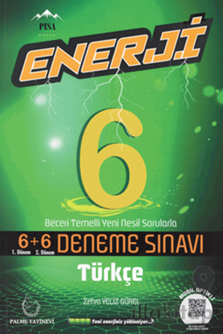 Palme 6. Sınıf Enerji Türkçe 6+6 Deneme Sınavı