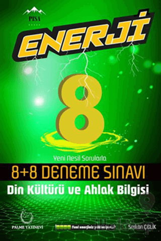 Palme 8. Sınıf Din Kültürü ve Ahlak Bilgisi Enerji 8+8 Deneme Sınavı