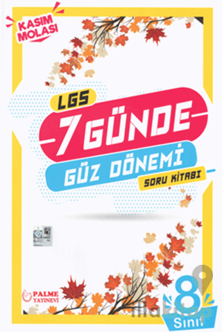 Palme 8. Sınıf LGS 7 Günde Güz Dönemi Soru Kitabı Kasım Molası