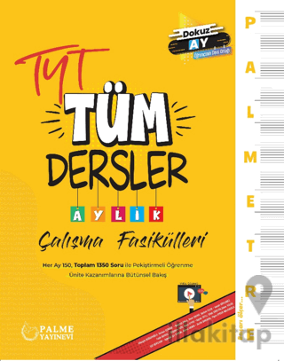 Palmetre TYT Tüm Dersler Aylık Çalışma Fasikülleri