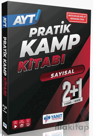 Paraf AYT Sayısal 2+1 Pratik Kamp Kitabı