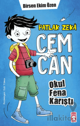 Patlak Zeka Cemcan - Okul Fena Karıştı (Fleksi Cilt)