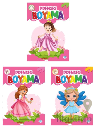 Prenses Boyama Kitabı (3 Kitap)