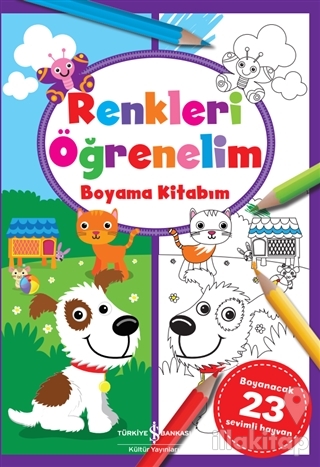 Renkleri Öğrenelim Boyama Kitabım