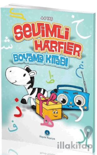 Sevimli Harfler Boyama Kitabı