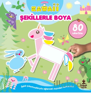 Sevimliler Kawaii Şekillerle Boya