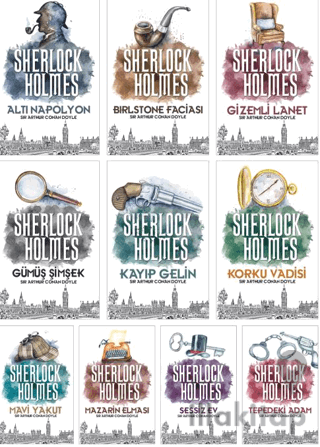 Sherlock Holmes Seti - 10 Kitap Takım