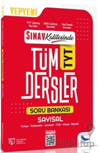 Sınav Kalitesinde TYT Sayısal Tüm Dersler Soru Bankası