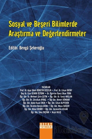 Sosyal Ve Beşeri Bilimlerde Araştırma Ve Değerlendirmeler