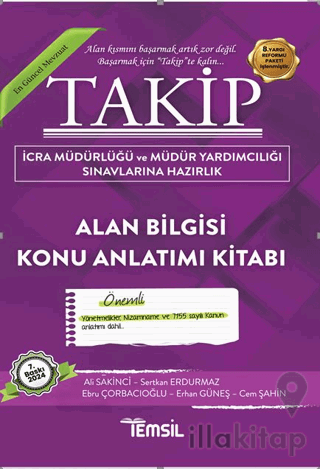 Takip İcra Müdürlüğü Sınavı Alan Bilgisi Konu Anlatımı