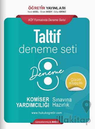 Taltif Komiser Yardımcılığı Sınavına Hazırlık Deneme Seti