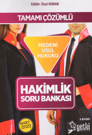 Tamamı Çözümlü Medeni Usul Hukuku Hakimlik Soru Bankası