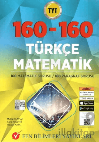 TYT 160 Matematik - 160 Türkçe Soru Bankası