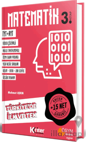 TYT AYT 15 Net Garantili Matematik 3. Kitap