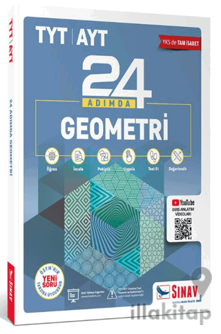 TYT AYT Geometri 24 Adımda Konu Anlatımlı Soru Bankası