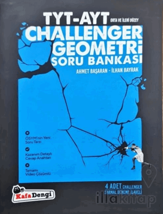 TYT Challenger Geometri Soru Bankası (Tümü Video Çözümlü)