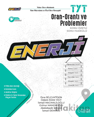 TYT Enerji Oran-orantı ve Problemler Konu Özetli Soru Fasikülü