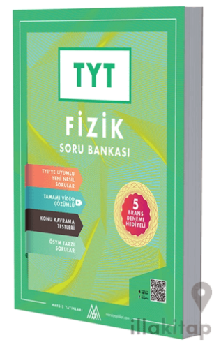 TYT Fizik Soru Bankası 5 Deneme Hediyeli-video Çözümlü