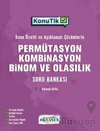 TYT KonuTik Permütasyon, Kombinasyon, Binom Ve Olasılık Soru Bankası