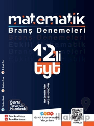 TYT Matematik 12 li Branş Denemeleri