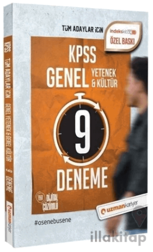 Uzman Kariyer KPSS Genel Yetenek Genel Kültür 9 Deneme Dijital Çözümlü