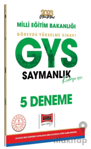 Yargı Yayınları 2023 Milli Eğitim Bakanlığı GYS Saymanlık Kadrosu İçin