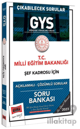 Yargı Yayınları 2023 Milli Eğitim Bakanlığı Şef Kadrosu İçin Açıklamal