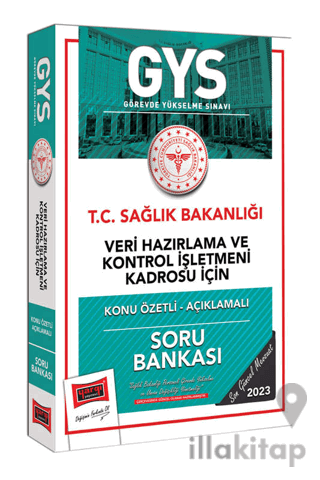 Yargı Yayınları 2023 Sağlık Bakanlığı Veri Hazırlama ve Kontrol İşletm