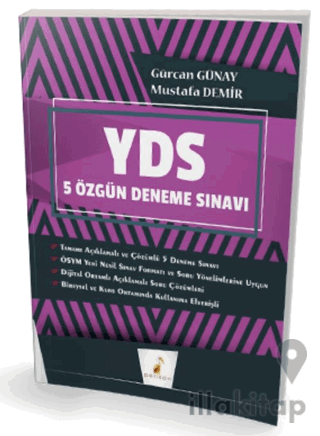 YDS İngilizce Çek Kopar 5 Özgün Deneme Sınavı Dijital Çözümlü