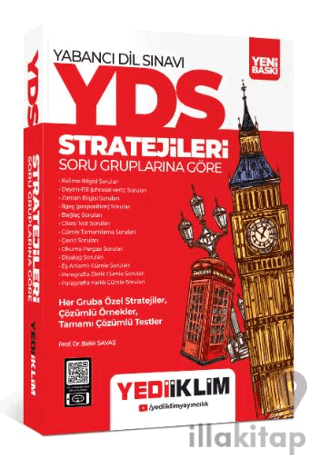 YDS - YÖKDİL Stratejileri Soru Gruplarına Göre Konu Anlatımlı Soru Ban