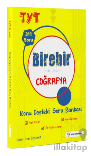 YKS TYT Birebir Etkisi Kesin Coğrafya Konu Destekli Soru Bankası