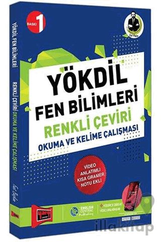 YÖKDİL Fen Bilimleri Renkli Çeviri Okuma ve Kelime Çalışması