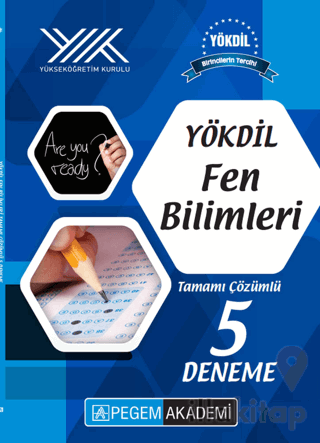 YÖKDİL Fen Bilimleri Tamamı Çözümlü 5 Deneme