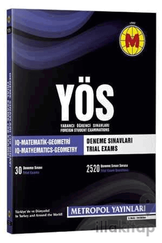 YÖS Deneme Sınavları - 30 Sınav