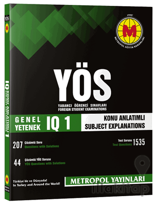 YÖS Genel Yetenek IQ-1 Konu Anlatımlı